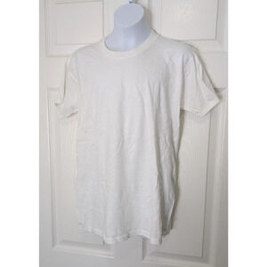 4 Boys Fruit Of The Loom Crew Neck Shirts White Large